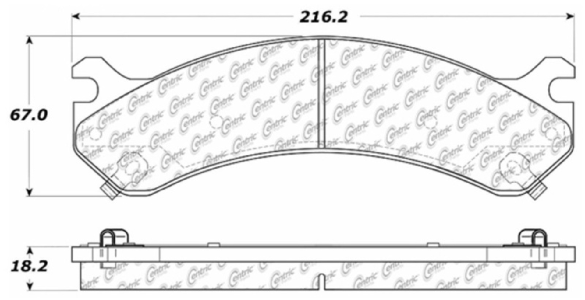 Picture of StopTech 09-20 Chevrolet Silverado 3500 - GMC Sierra 3500 Front Truck & SUV Brake Pad