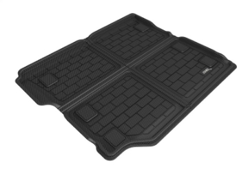 Picture of 3D MAXpider 18-21 Jeep Wrangler Unlimited JL w- Sub-Flat Load Floor Kagu Cargo Liner - Black