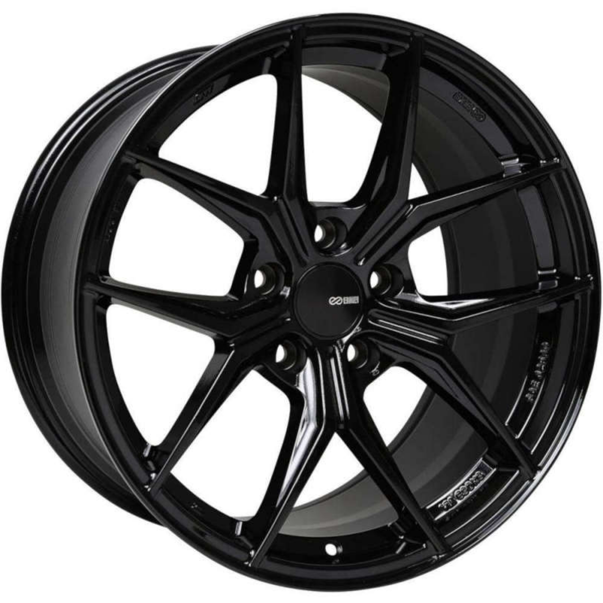 Picture of Enkei TSR-X 18x8-5 45mm Offset 5x114-3 ZP 72-6mm Bore Gloss Black Wheel