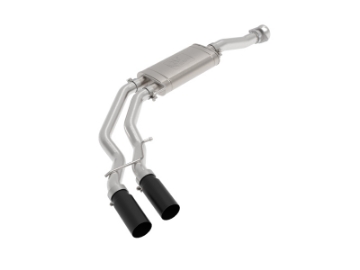 Picture of aFe Rebel 3in 409 SS Cat-Back Exhaust 2021 Ford F-150 V6 2-7L-3-5L tt-V8 5-0L w- Black Tips