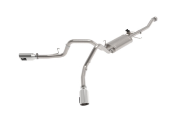 Picture of aFe Gemini XV 3in 304 SS Cat-Back Exhaust 2021 Ford F-150 V6 2-7L-3-5L tt-V8 5-0L w- Polished Tips