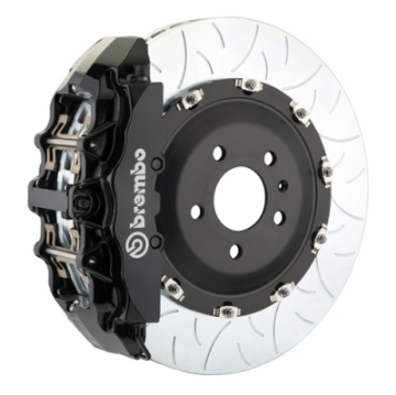 Picture of Brembo 04-11 612 Scaglietti Front GT BBK 6 Piston Cast 380x34 2pc Rotor Slotted Type-3-Black