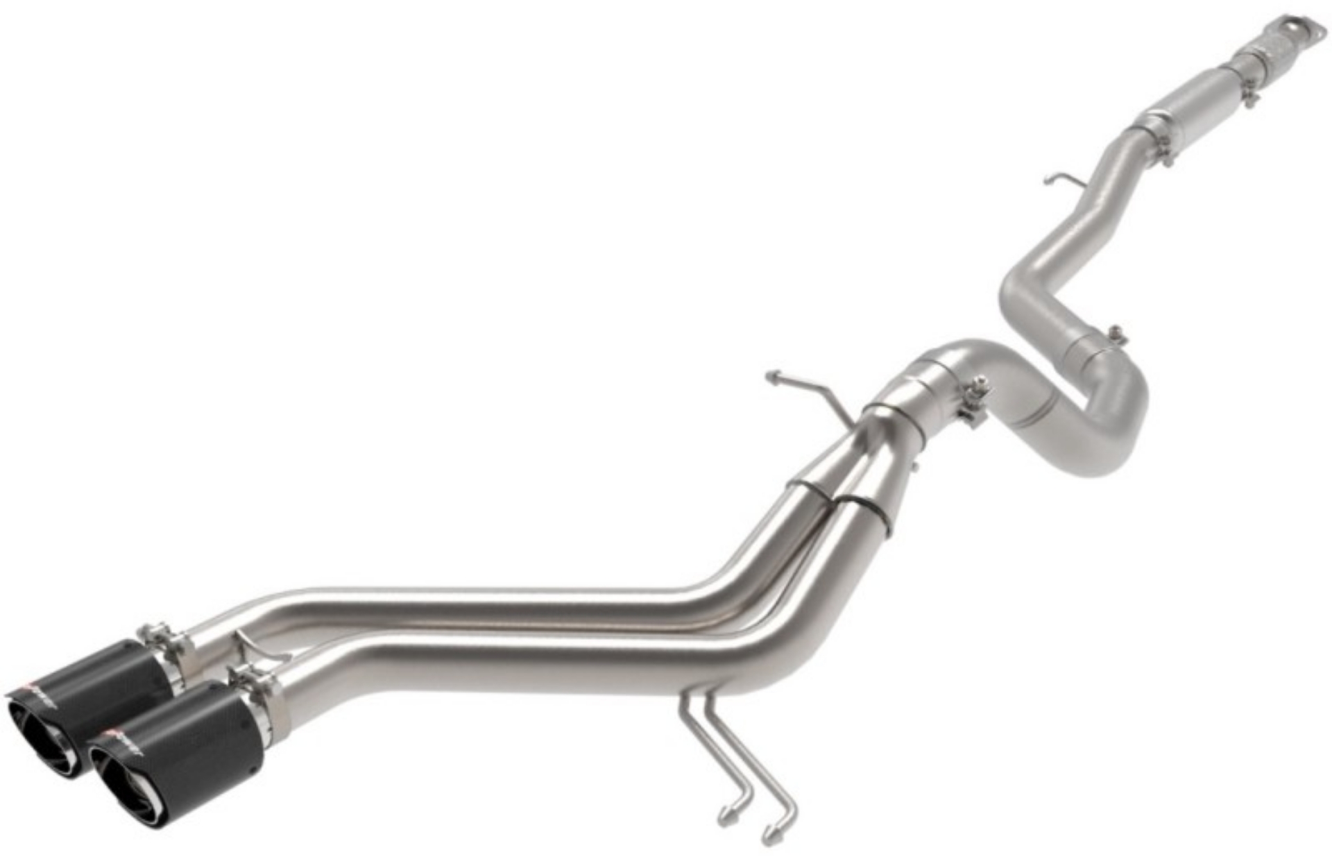 Picture of aFe Takeda 2-1-2in to 3in  SS-304 Cat-Back Exhaust w- C-F Tips 13-17 Hyundai Veloster L4-1-6L