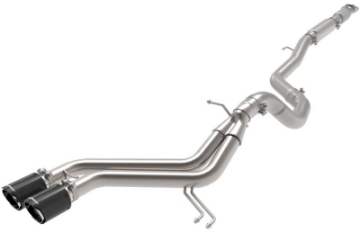 Picture of aFe Takeda 2-1-2in to 3in  SS-304 Cat-Back Exhaust w- C-F Tips 13-17 Hyundai Veloster L4-1-6L