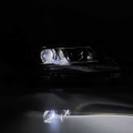 Picture of AlphaRex 11-21 Toyota Sienna LUXX LED Proj Headlights Plank Style Black w-Seq Signal-DRL
