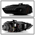 Picture of Spyder 13-16 Audi A4-S4 Halogen Model Only High-Power LED Headlights - Black PRO-YD-AA413HALAP-BK