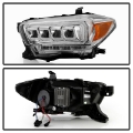 Picture of Spyder 16-20 Toyota Tacoma Halogen Model Only High-Power LED Headlights - Chrome PRO-YD-TT16HALAP-C