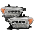 Picture of Spyder 16-20 Toyota Tacoma LED Model Only High-Power LED Headlights - Chrome PRO-YD-TT16LEDAP-C