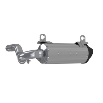 Picture of MBRP 15-Up Can-Am OUtlander 450-500-570 US Market Only 5in Performance Series T304 Slip-on Exhaust