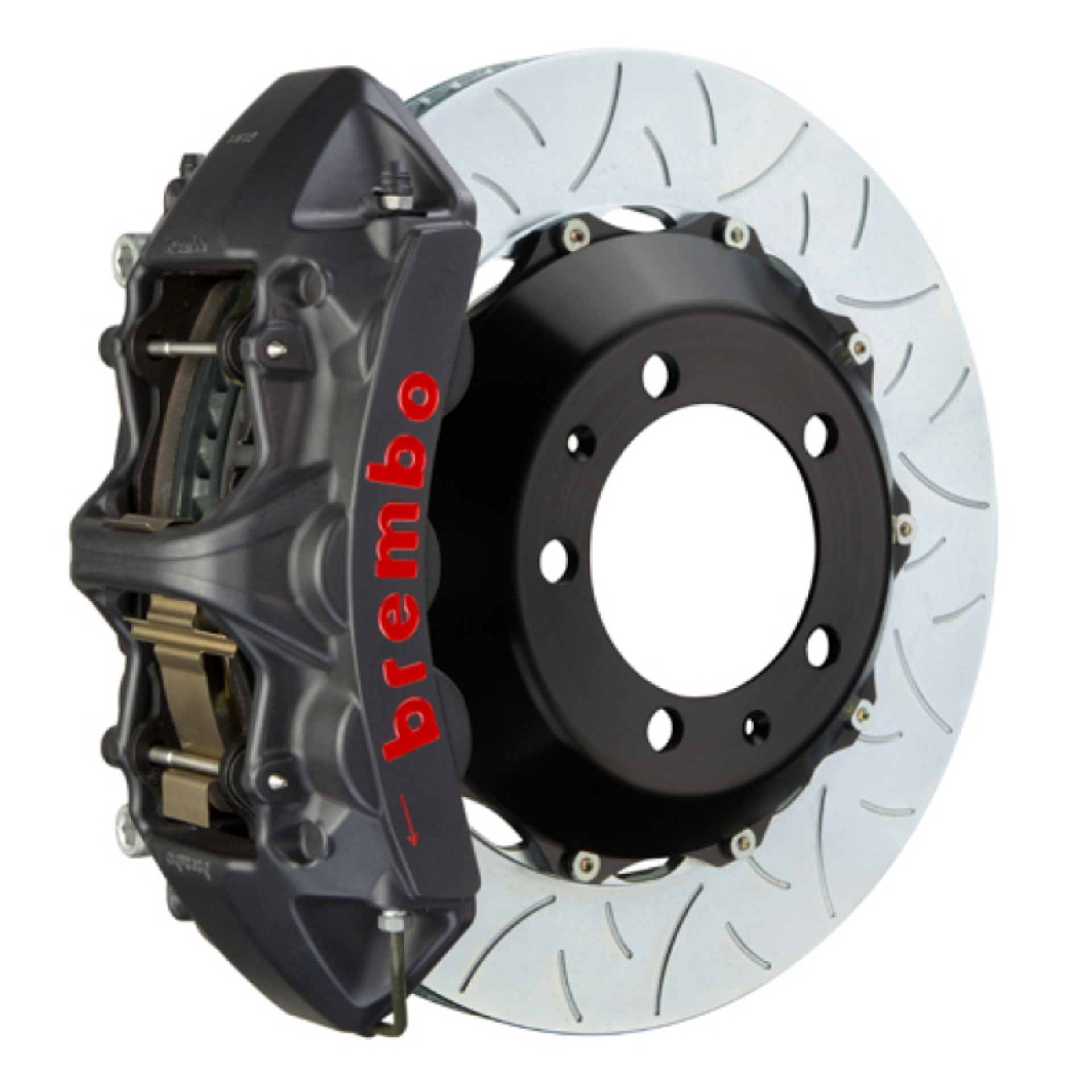 Picture of Brembo 97-04 Corvette C5 Front GTS BBK 6 Piston Cast 380x32 2pc Rotor Slotted Type-3-Black HA
