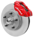 Picture of Wilwood 70-81 FBody-75-79 A&XBody Dynalite Frt Brk Kit 11in Rtr Red Calipers Use w- Pro Drop Spindle