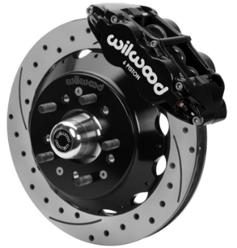Picture of Wilwood 70-81 FBody-75-79 A&XBody FNSL6R Frt Brk Kit 12-88in D-S Rtr Blk Caliper Use w- PD Spindle