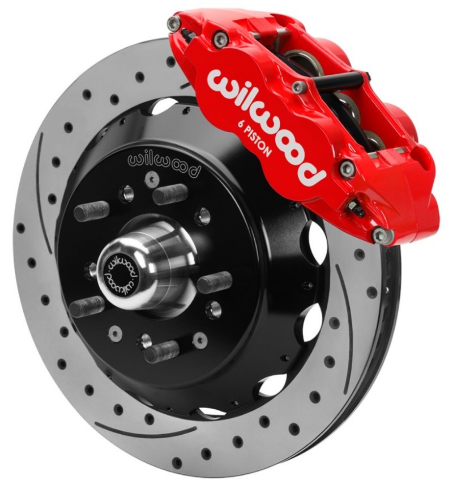 Picture of Wilwood 70-81 FBody-75-79 A&XBody FNSL6R Frt Brk Kit 12-88in D-S Rtr Red Caliper Use w- PD Spindle