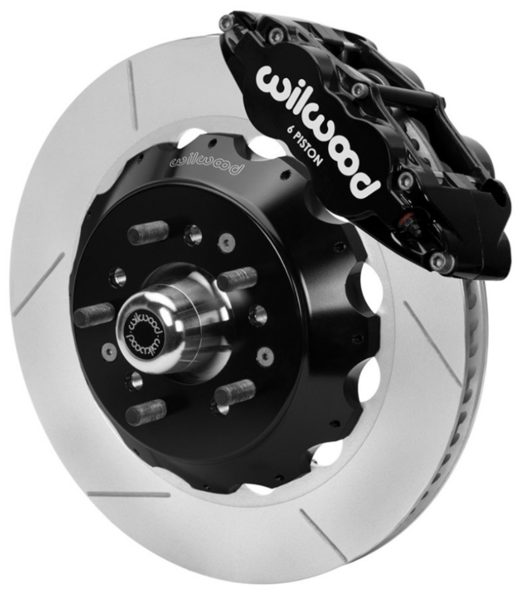 Picture of Wilwood 70-81 FBody-75-79 A&XBody FNSL6R Frt BBK 14in Rtr Blk Calipers Use w- Pro Drop Spindle