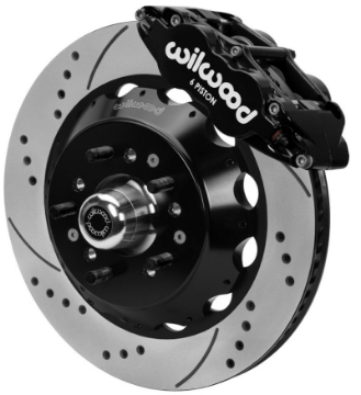 Picture of Wilwood 70-81 FBody-75-79 A&XBody FNSL6R Frt BBK 14in D-S Rtr Blk Calipers Use w- Pro Drop Spindle