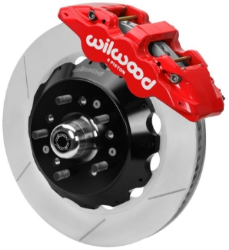 Picture of Wilwood 70-81 FBody-75-79 A&XBody AERO6 Frt BBK 14in Rtr Red Calipers Use w- Pro Drop Spindle
