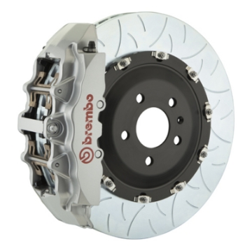 Picture of Brembo 03-08 SL500 Front GT BBK 8 Piston Cast 380x34 2pc Rotor Slotted Type3-Silver