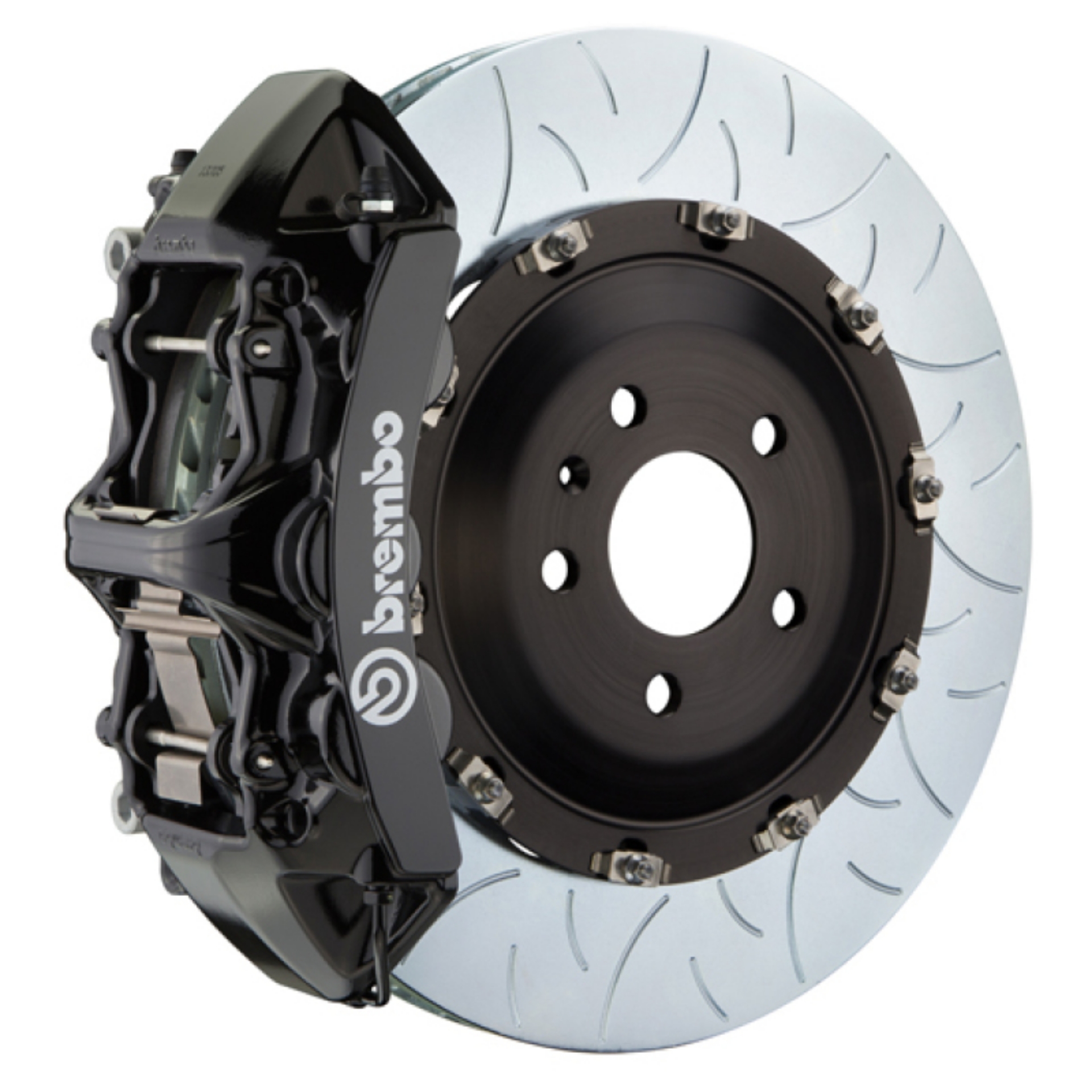 Picture of Brembo 03-08 SL55 AMG Front GT BBK 6 Piston Cast 405x34 2pc Rotor Slotted Type3-Black