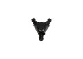 Picture of Fleece Performance Universal 3-8in Aluminum Y Barbed Fitting For -6 Pushlock Hose - Black Anodized
