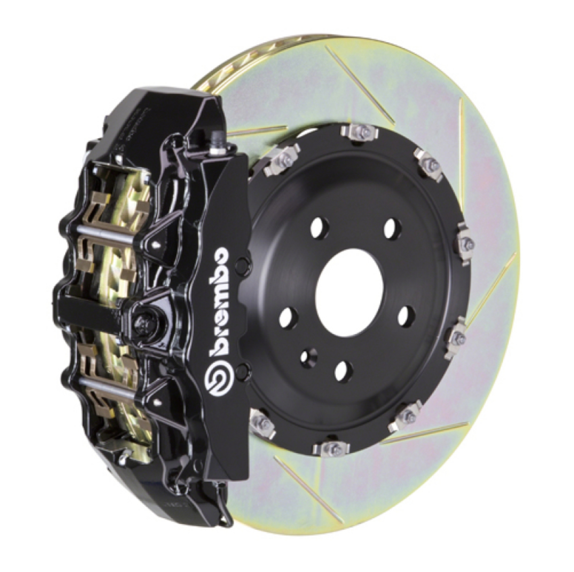 Picture of Brembo 03-09 Range Rover Front GT BBK 8 Piston Cast 380x34 2pc Rotor Slotted Type-1-Black