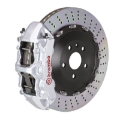 Picture of Brembo 03-16 Phantom Sedan-Coupe Front GT BBK 6 Piston Cast 405x34 2pc Rotor Drilled-Silver