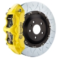 Picture of Brembo 03-09 Range Rover Front GT BBK 6 Piston Cast 405x34 2pc Rotor Slotted Type-3- Yellow