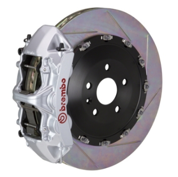 Picture of Brembo 03-16 Phantom Sedan-Coupe Front GT BBK 6 Piston Cast 405x34 2pc Rotor Slotted Type1-Silver
