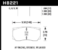 Picture of Hawk DTC-60 AP Racing-Wilwood Race Brake Pads