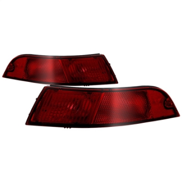 Picture of Spyder Porsche 993 1995-1998 OEM Tail Light - Red Smoke