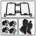 Picture of Spyder Dodge Ram 2013-2018 1500 Only Full LED Fog Lights W-Bracket and Universal Switch- Clear