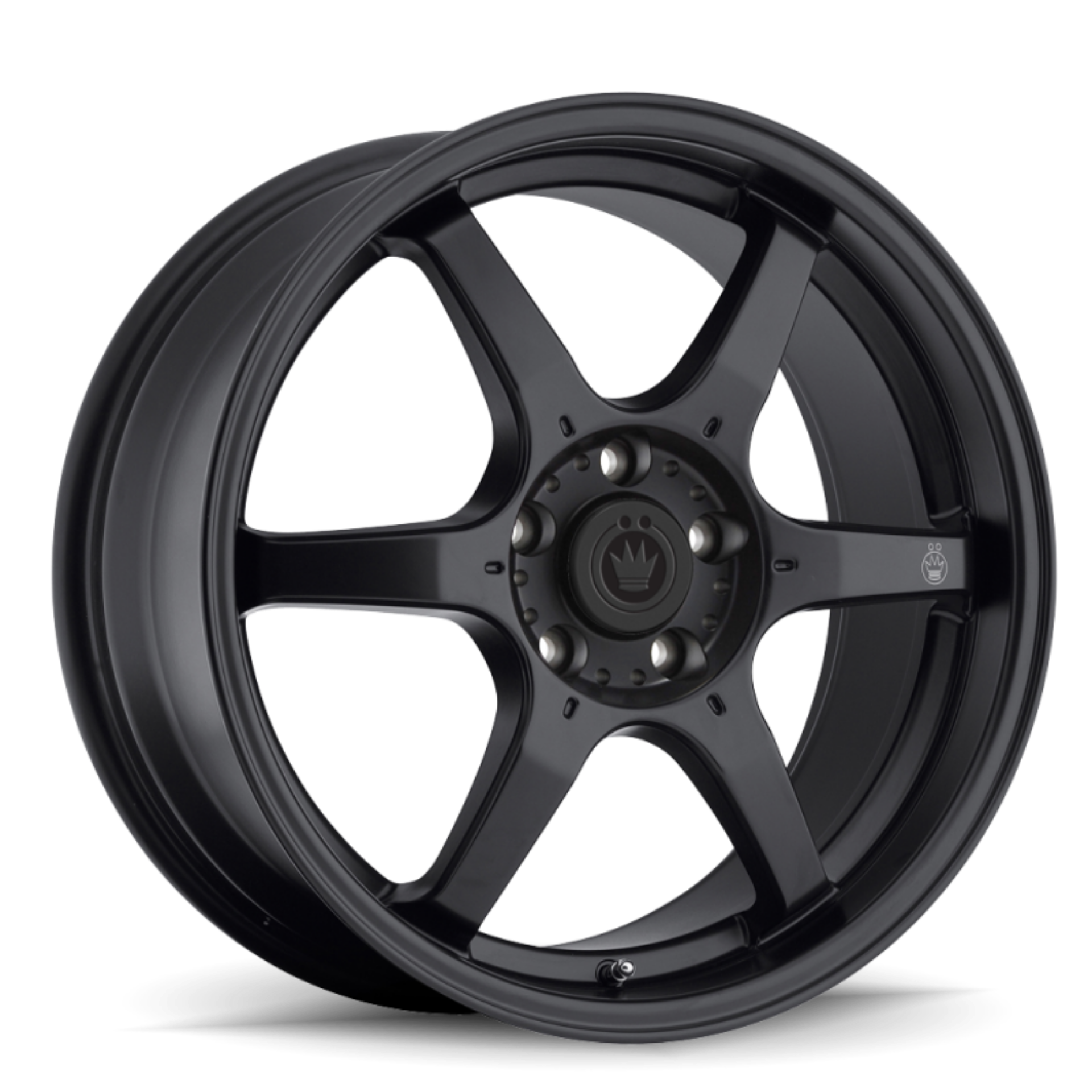 Picture of Konig Backbone 16x7 4x100 ET40 Matte Black Milling Logo on Spoke