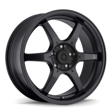 Picture of Konig Backbone 16x7 4x100 ET40 Matte Black Milling Logo on Spoke