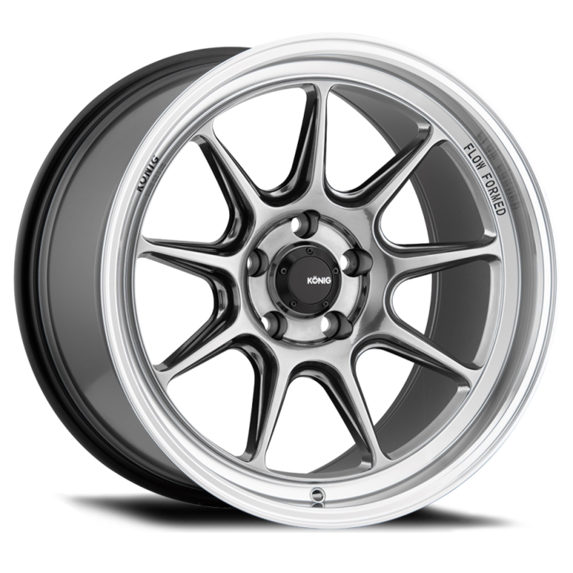 Picture of Konig Countergram 17x8 5x100 ET40 Hyper Chrome - Machined Lip