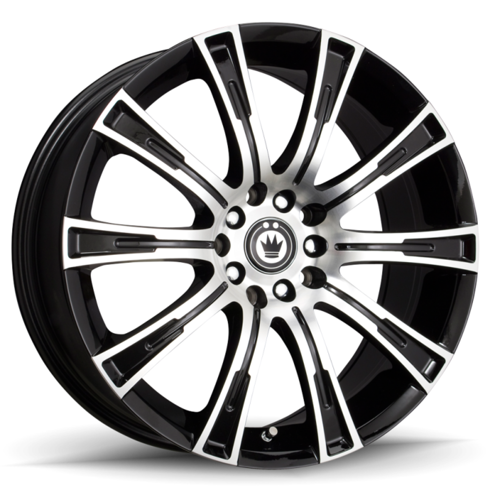 Picture of Konig Crown 17x7-5 5x105-114-3 ET40 Black Machine Face