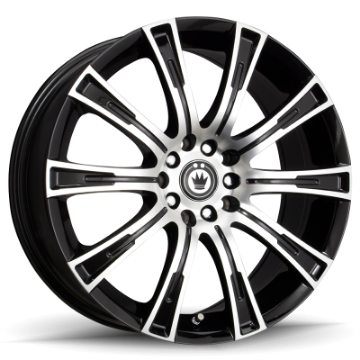 Picture of Konig Crown 16x7-5 5x112-120 ET35 Black Machine Face