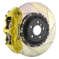 Picture of Brembo 03-13 Flying Spur Front GT BBK 6 Piston Cast 411x34 2pc Rotor Slotted Type1 - Yellow