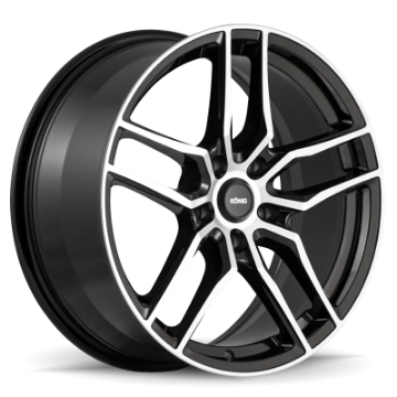 Picture of Konig Intention 16x7-5 5x108 ET45 Gloss Black - Machine Face