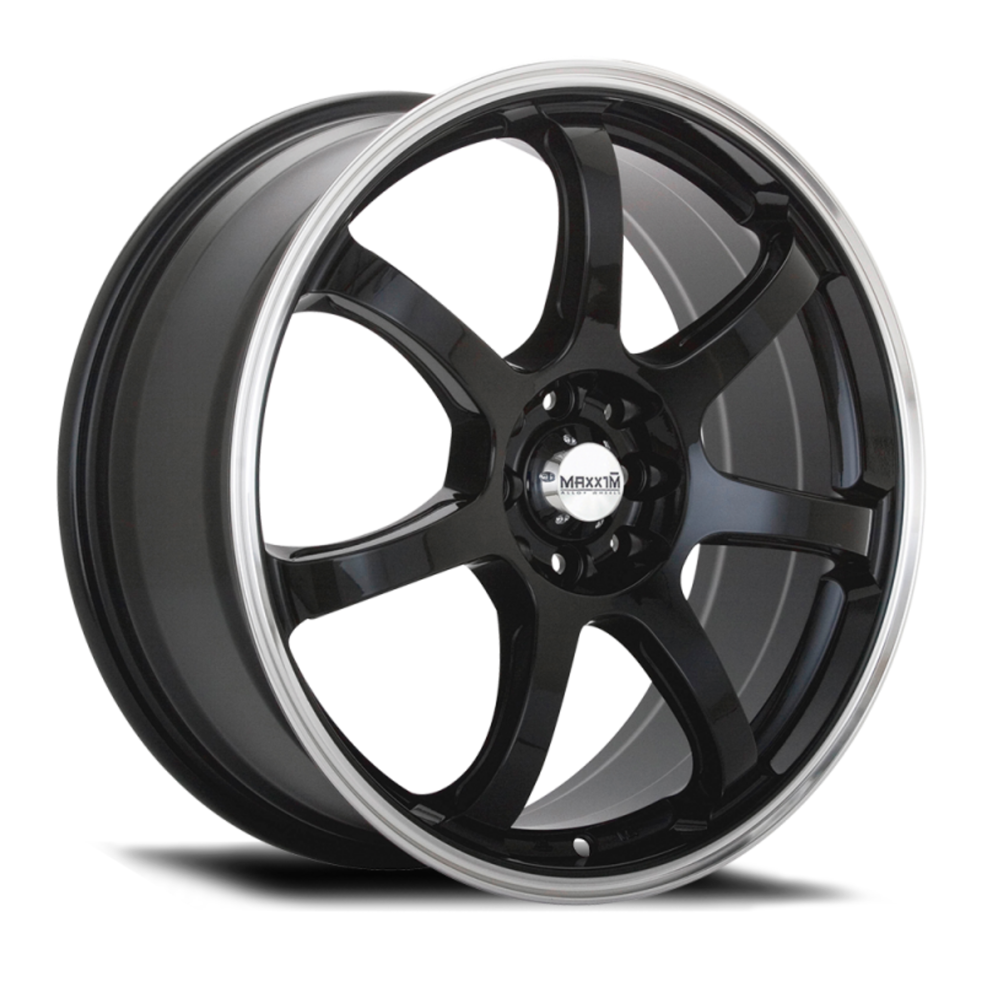 Picture of Maxxim Knight 17x7 8x100-114-3 ET40 Gloss Black Lip Polish