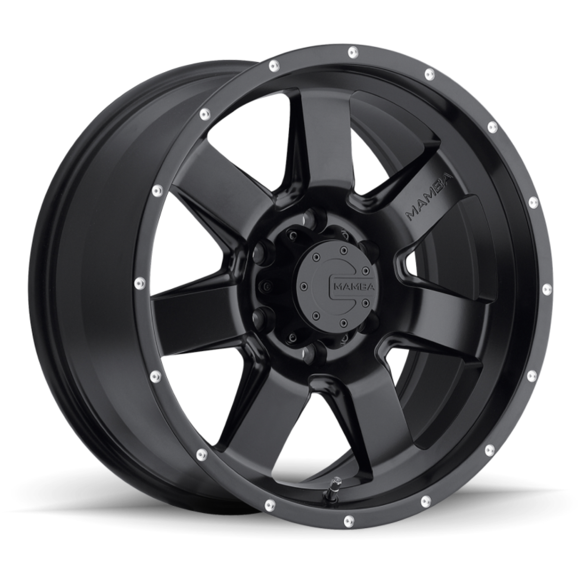 Picture of Mamba M14 18x9 5x127 ET6 Matte Black - Drill Holes