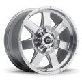 Picture of Mamba M14 17x9 6x139-7 ET12 Machined Face Silver - Drill Holes