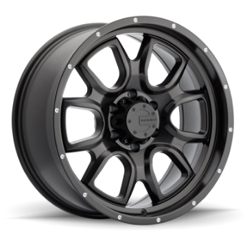 Picture of Mamba M19 17x9 5x127 ET-12 Matte Black w- Drill Holes