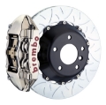 Picture of Brembo 03-09 Range Rover Rear GTR BBK 4 Piston Billet 380x28 2pc Rotor Slotted Type3- Nickel