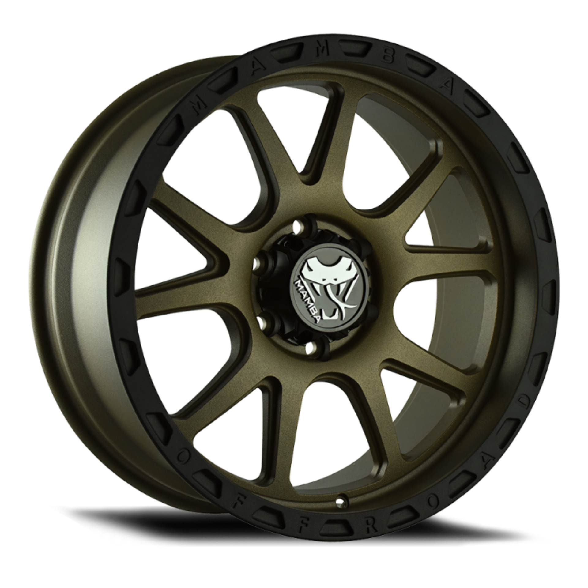 Picture of Mamba M27 17x9 6x139-7 ET12 Matte Bronze - Black Lip