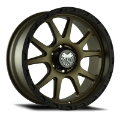 Picture of Mamba M27 17x9 6x139-7 ET12 Matte Bronze - Black Lip