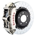 Picture of Brembo 04-17 WRX STi Front GTR BBK 6 Piston Billet 355x32 2pc Rotor Slotted Type3- Nickel