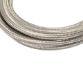 Picture of Mishimoto 10Ft Stainless Steel Braided Hose w- -12AN Fittings - Stainless