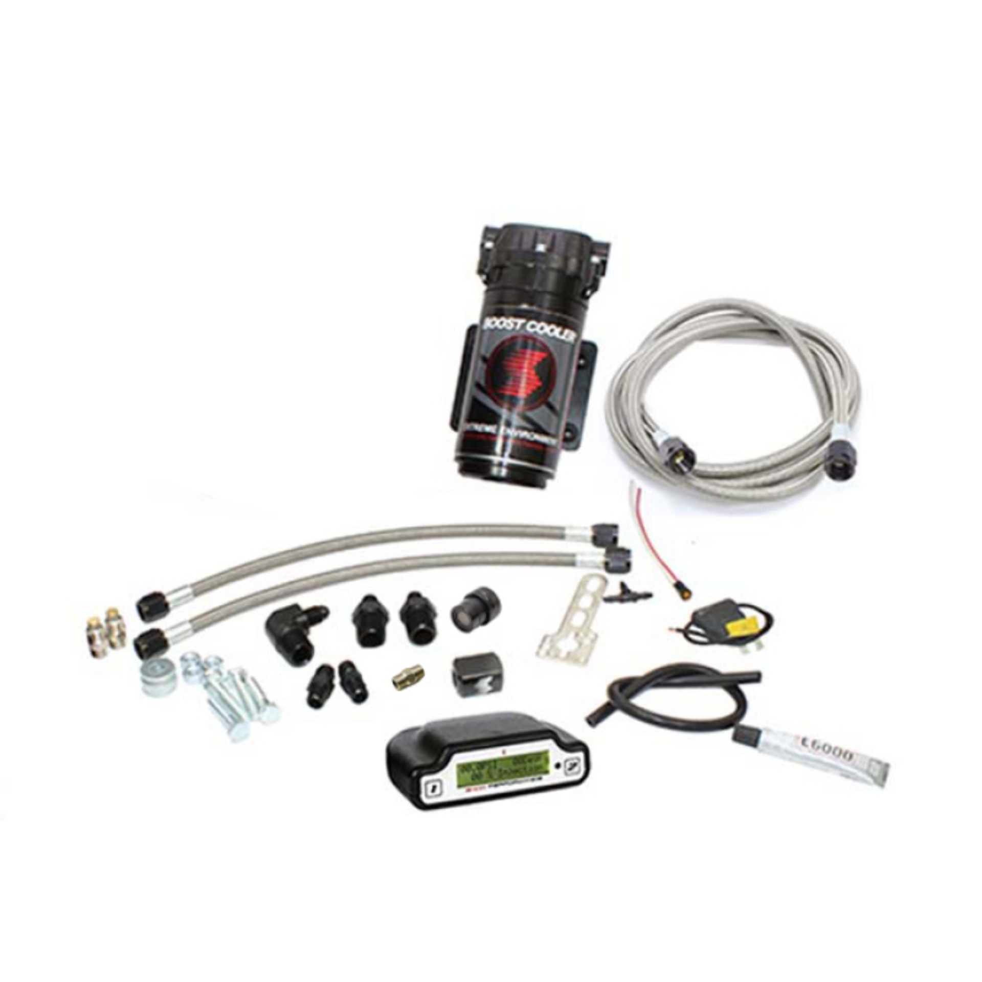 Picture of Snow Performance Stg 3 Boost Cooler DI 2D MAP Prog- Water Injection Kit SS Brded Line-4AN w-o Tank