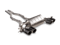 Picture of Akrapovic 2021+ BMW M3 G80-M4 G82 Slip-On Line Titanium Req- Tips