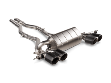 Picture of Akrapovic 2021+ BMW M3 G80-M4 G82 Slip-On Line Titanium Req- Tips
