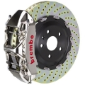 Picture of Brembo 03-10 Viper SRT-10 Front GTR BBK 6 Piston Billet380x34 2pc Rotor Drilled- Nickel Plated